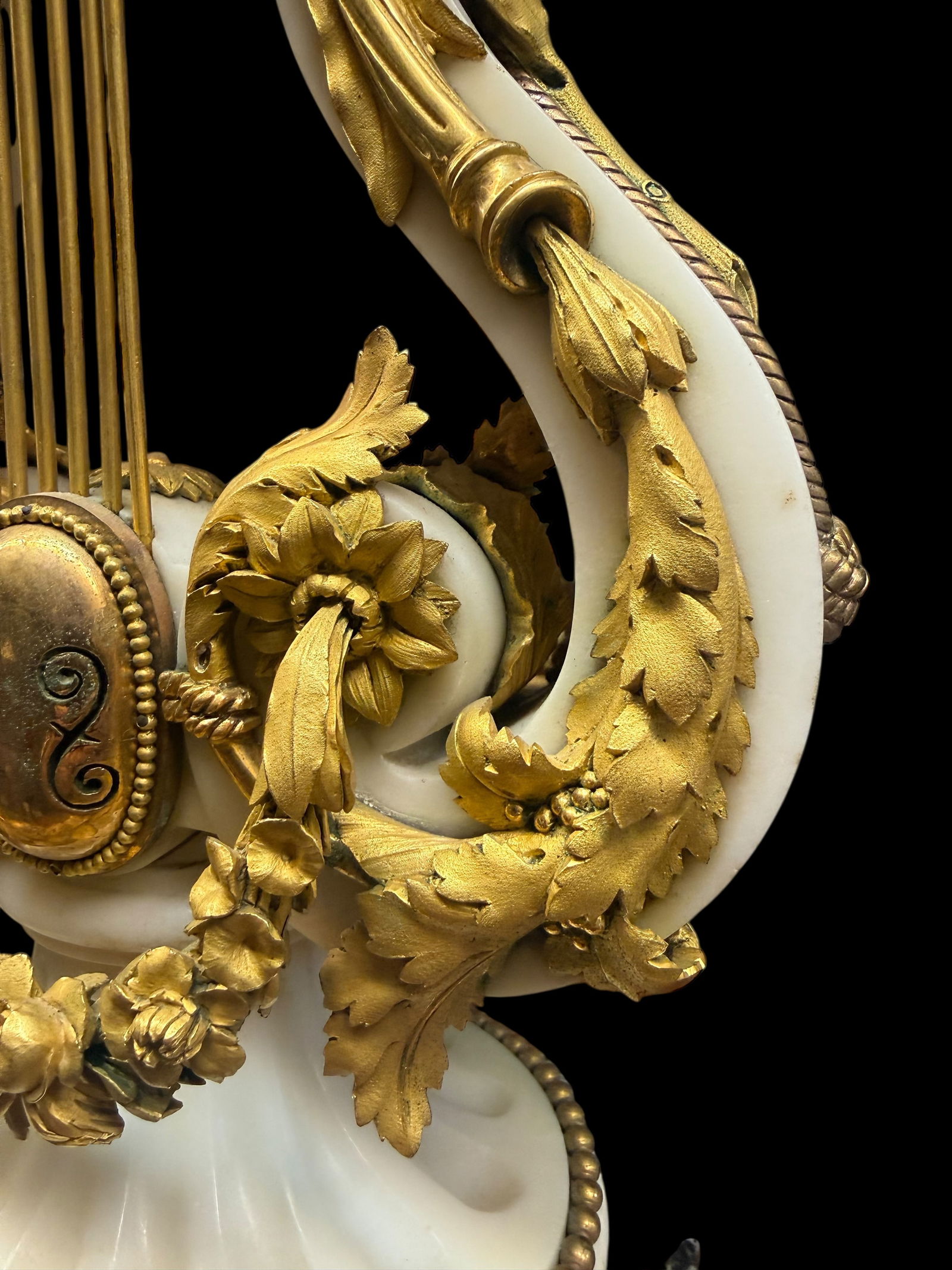 An Ormolu Mounted Marble Clock By Jean Joseph Lepante - 4