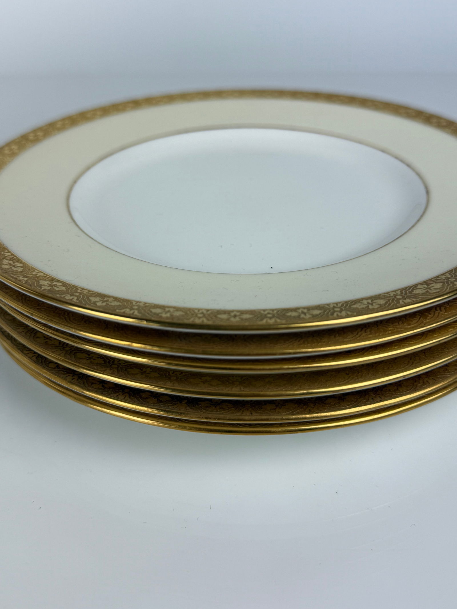 Tiffany & Co. Gilded Serving Plates By Minton - 5