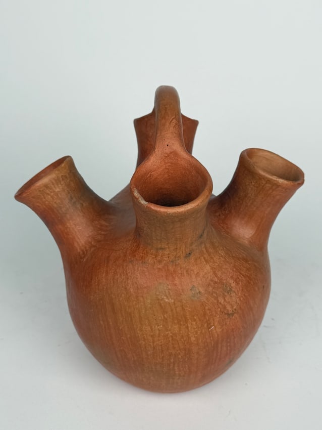 A Continental Pottery Vase - 3