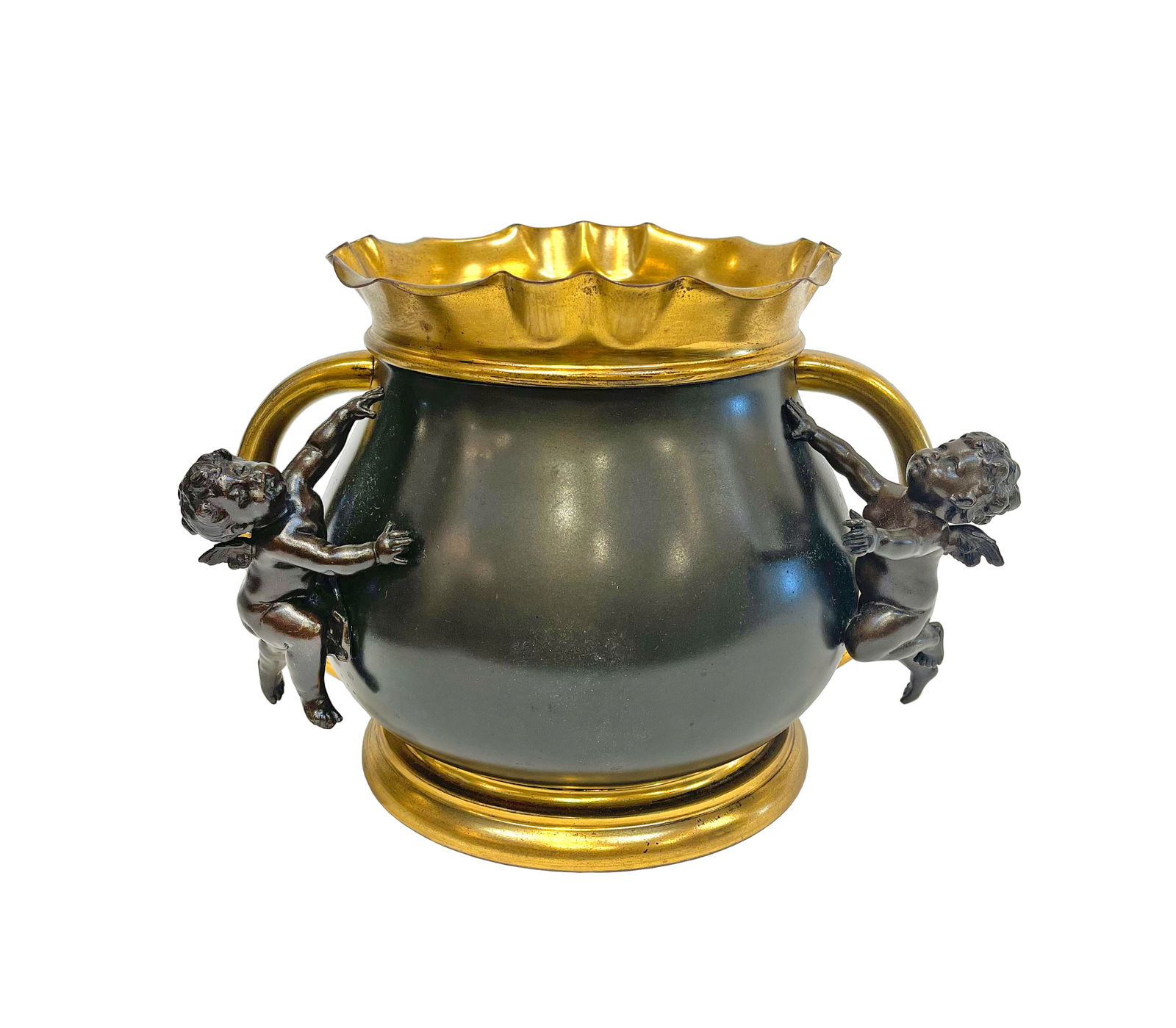 A Patinated Bronze & Ormolu Jardiniere/Vase (1 of 6)
