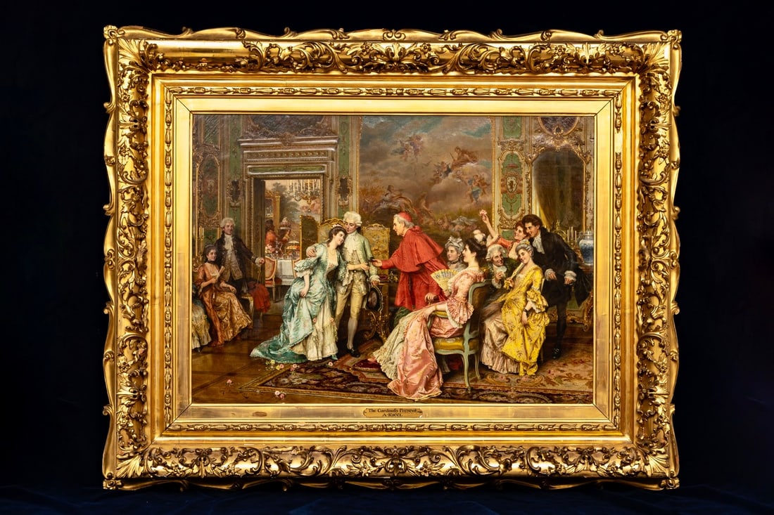 Arturo Ricci (Italian, 1854-1919) The Cardinal's Present (1 of 13)