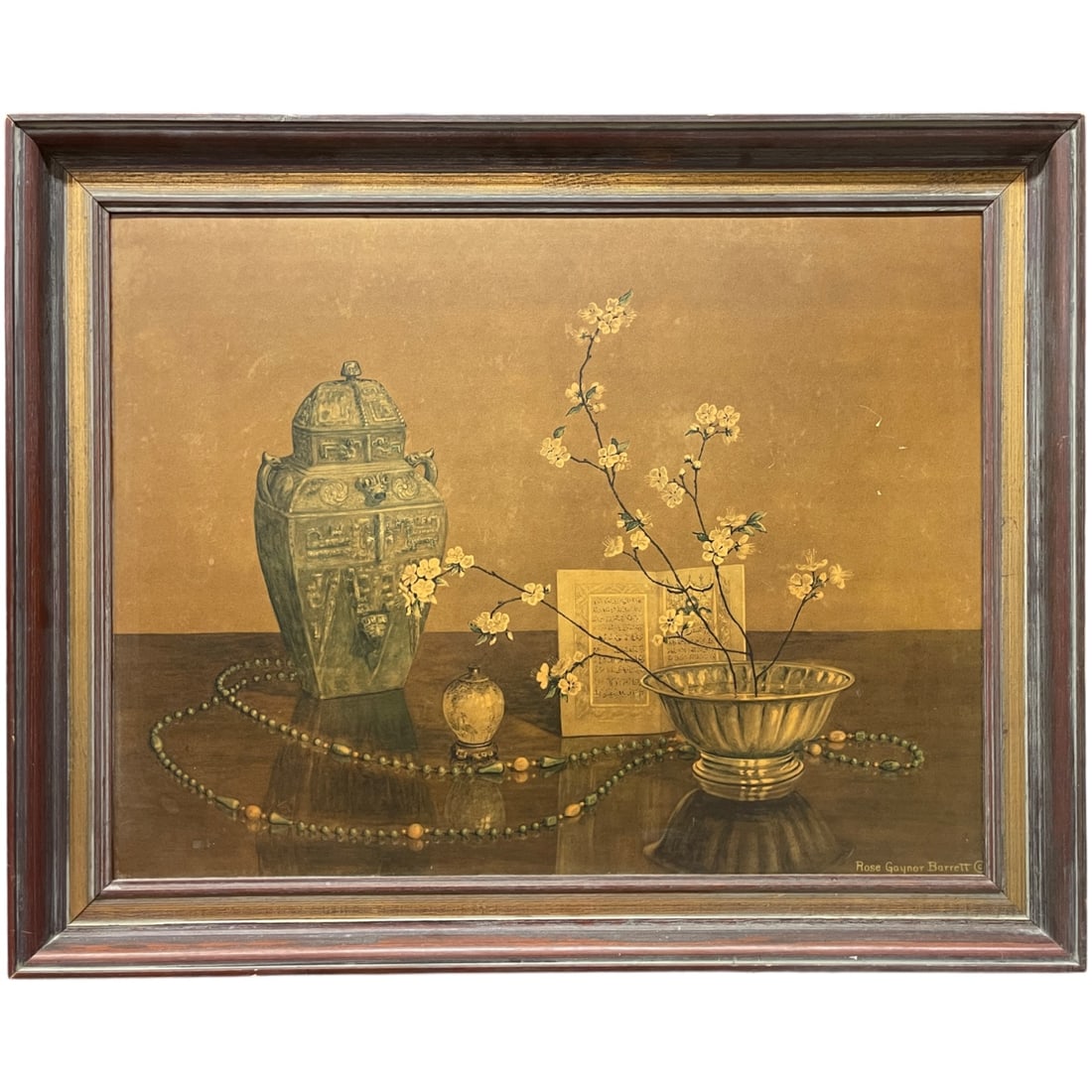A Still-Life Print By Rose Gaynor: A Still-Life Print By Rose Gaynor. 30” x 24”