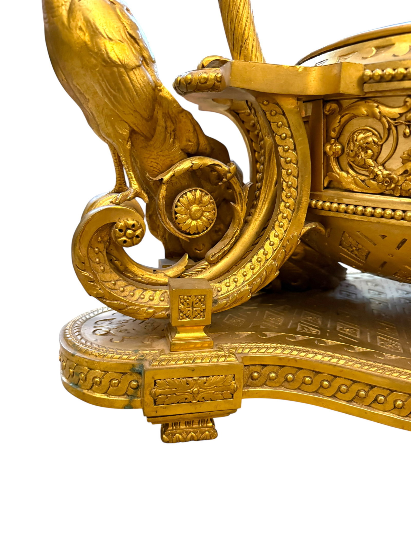 An Attractive & Massive 19th Century Gilt Bronze Centerpiece. France, 1880 - 8