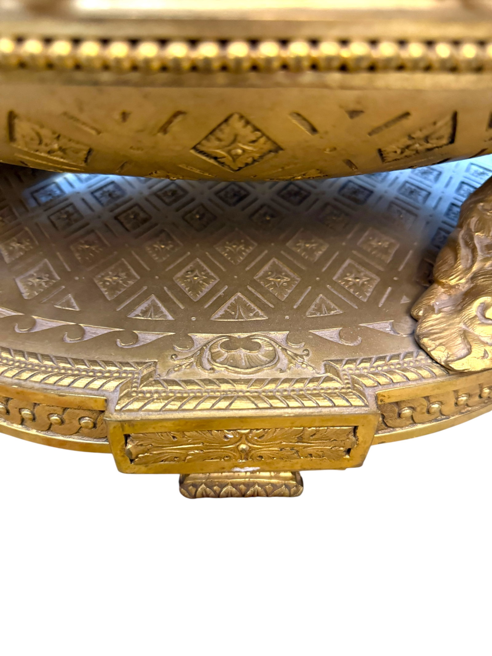 An Attractive & Massive 19th Century Gilt Bronze Centerpiece. France, 1880 - 9