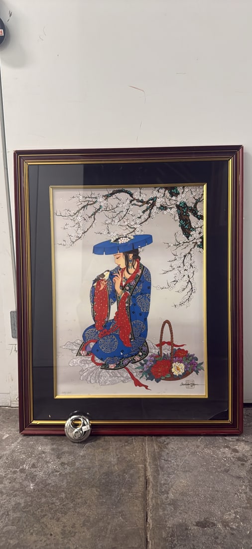 Large Limitede Edition Caroline Young Hand Signed & Stamped Framed Print By Caroline Young (1 of 3)
