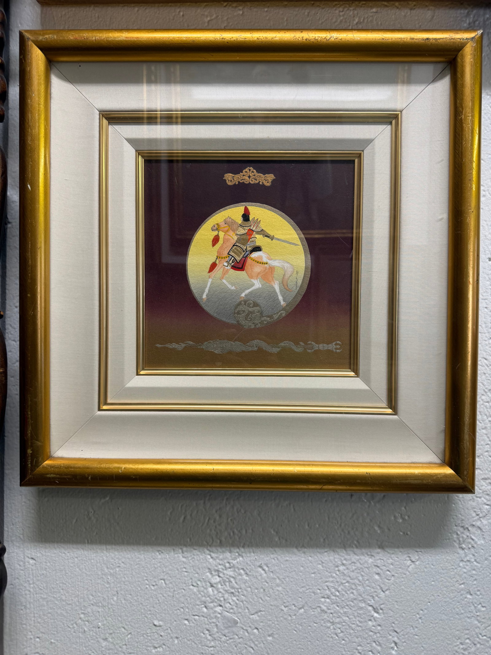 An Original Hand Painted Painting By Gary Hostallero: An Original Hand Painted Painting By Gary Hostallero. 17”x 17”
