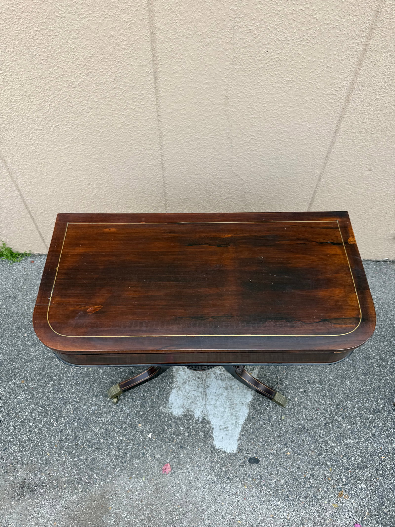 Regency Style Mahogany Flip-Top Game Table - 2