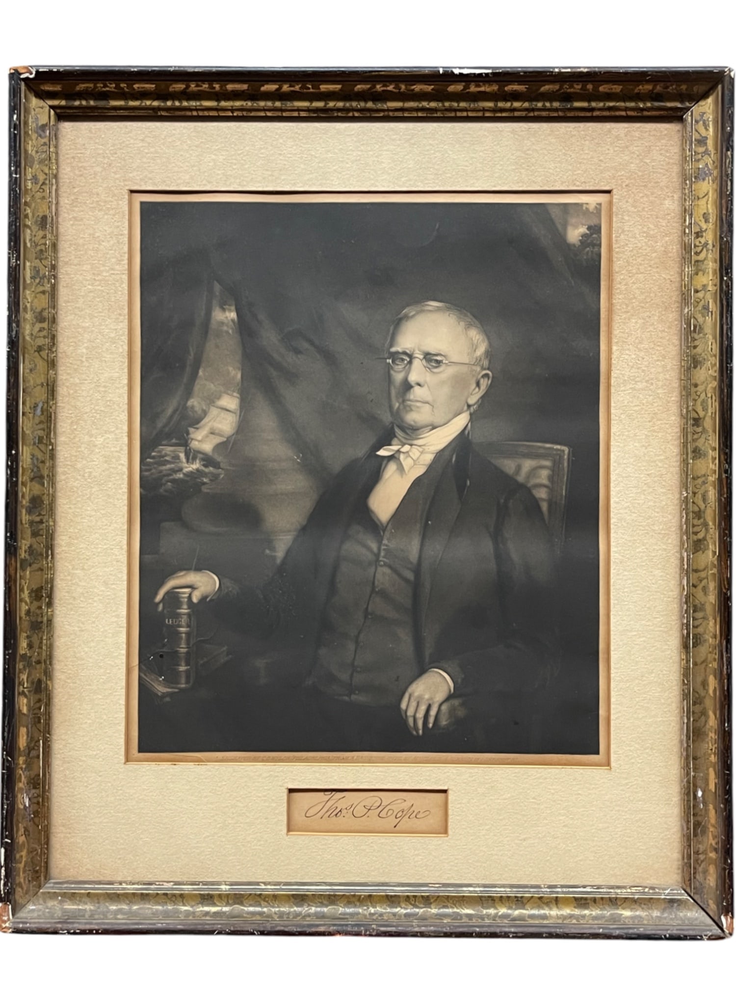 A Print of Thomas Pim Cope: A Print of Thomas Pim Cope. 18-1/2" x 15"
