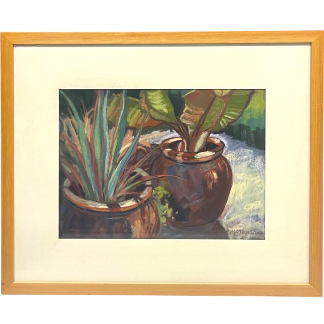 Pastel On Paper Still Life Painting By Robert McTavish: Pastel On Paper Still Life Painting By McTavish. 19” x 16”