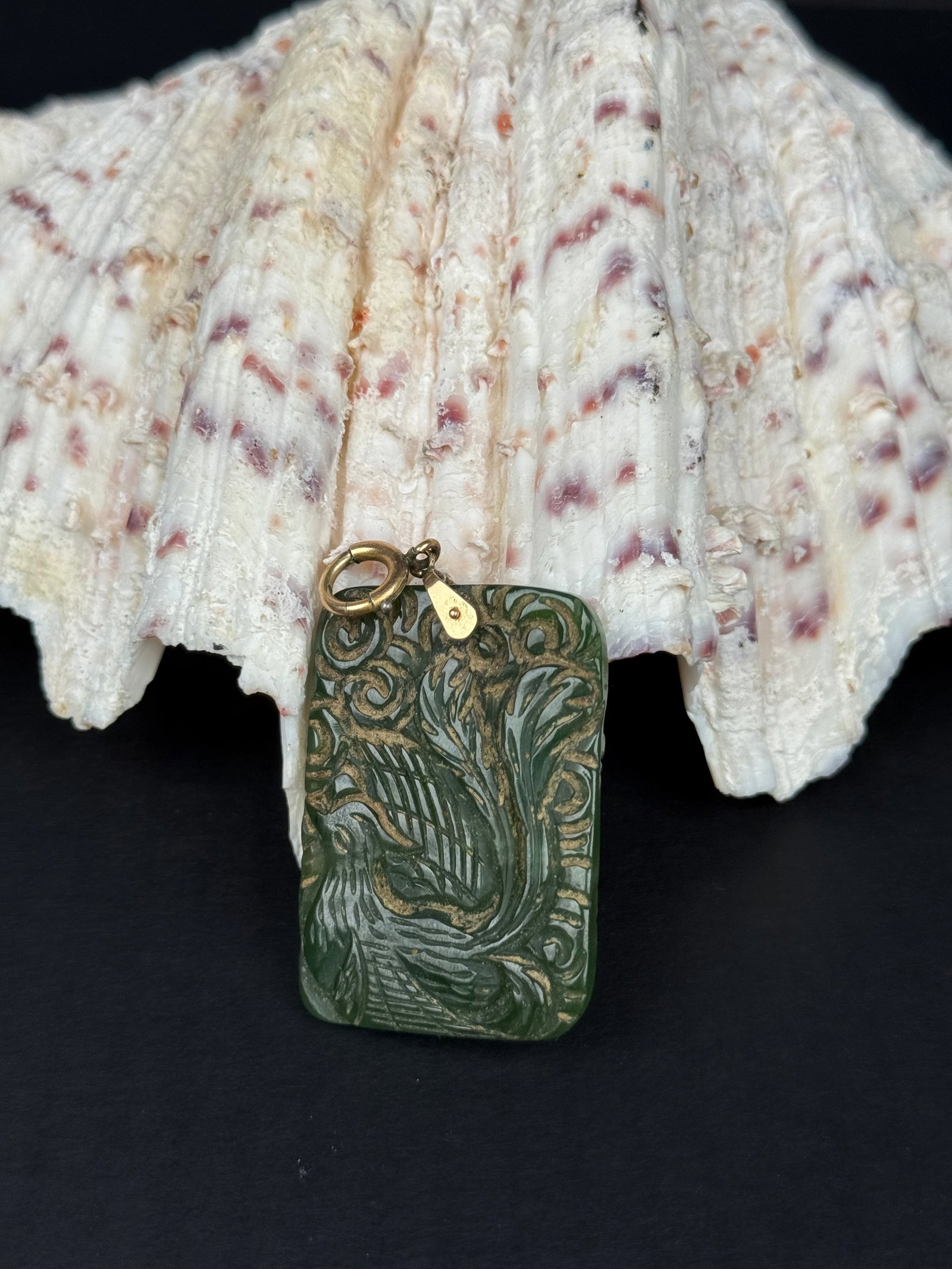 A Chinese Jade Necklace: A Chinese Jade Necklace