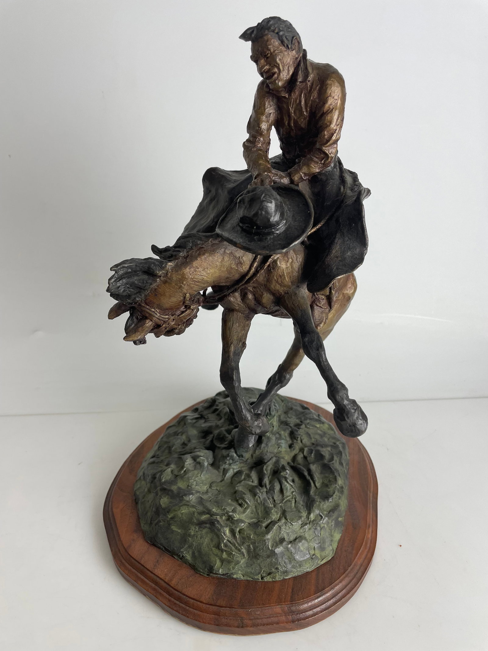 A Patinated Bronze Remington Sculpture (1 of 7)