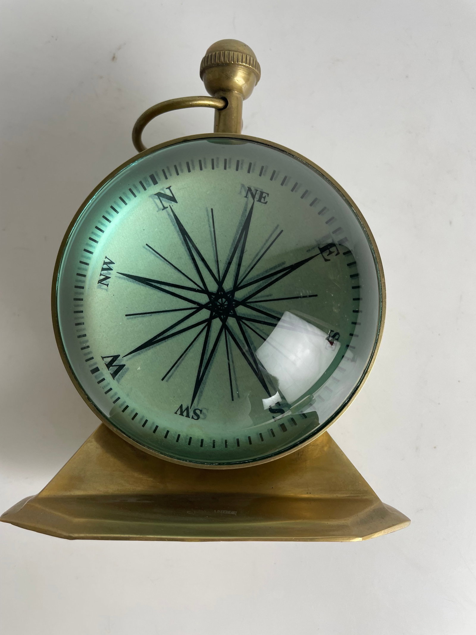 A Vintage Bronze Table Clock - 2