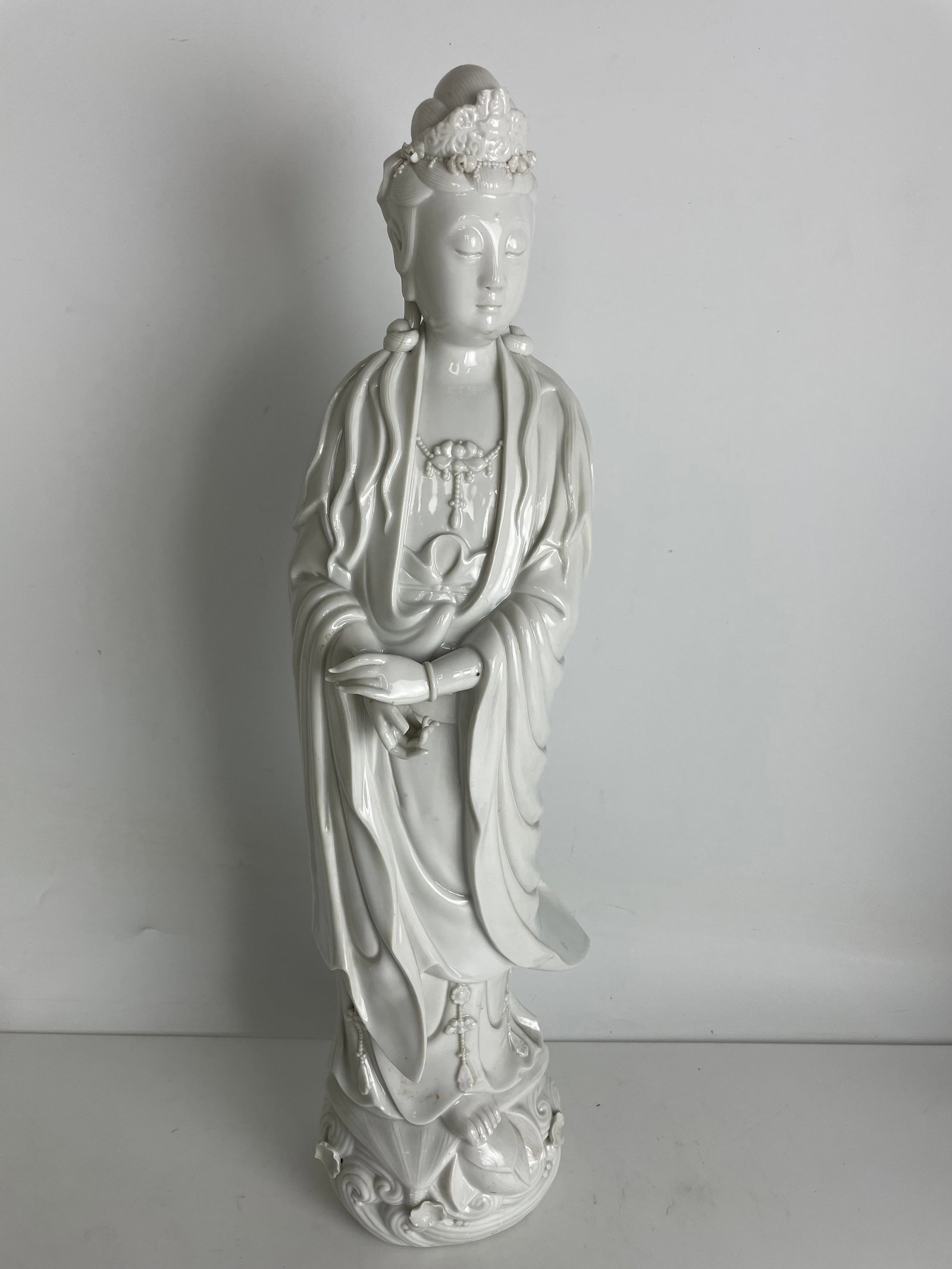 A Chinese Porcelain figure: A Chinese Porcelain figure. H22”