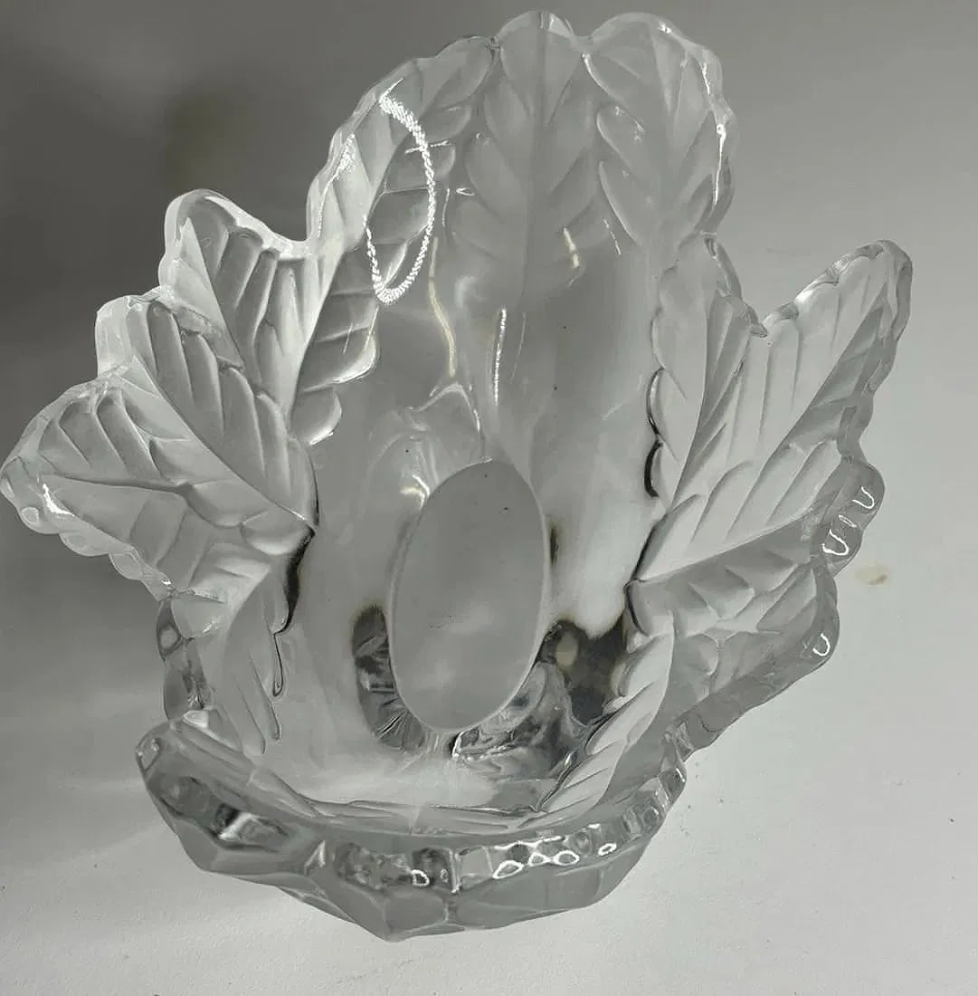 SIGNED LALIQUE BOWL - 2