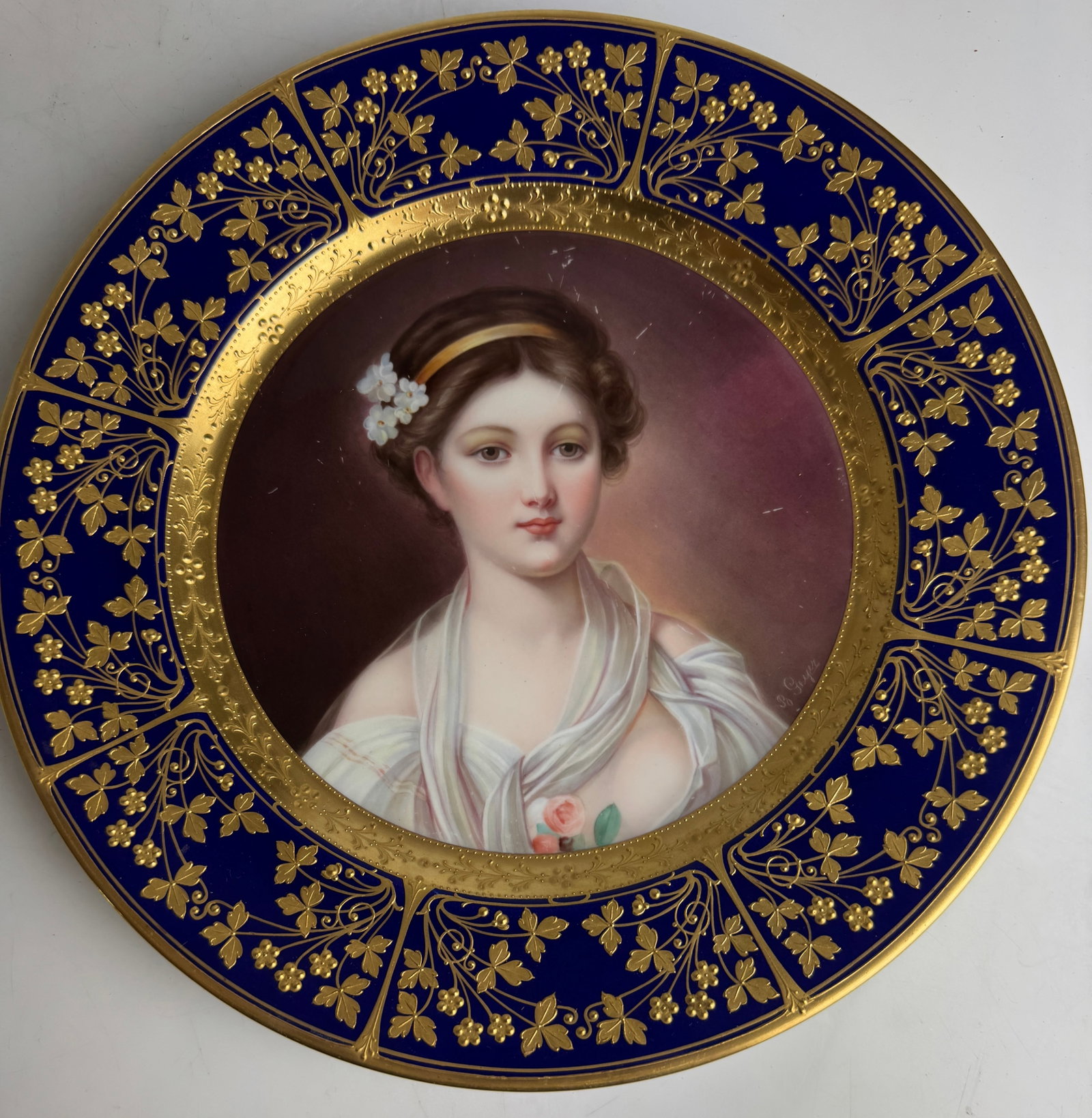 Tiffany & co Lenox Porcelain Hand Painted Plate (1 of 5)