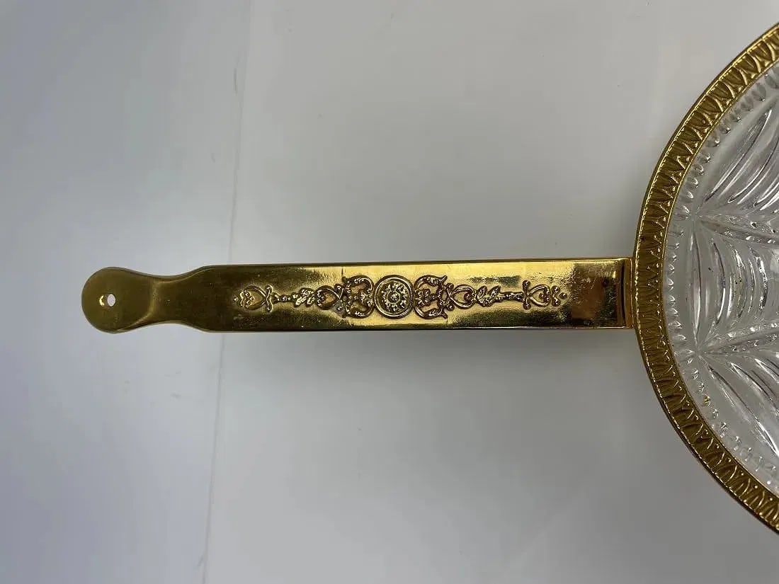 EMPIRE STYLE ORMOLU AND CRYSTAL DISH - 3