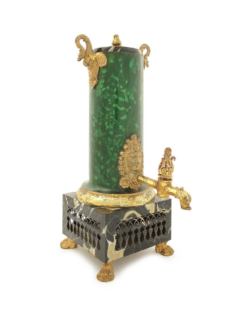 Late 19th c. Empire style tôle & parcel gilt cafetière (1 of 1)