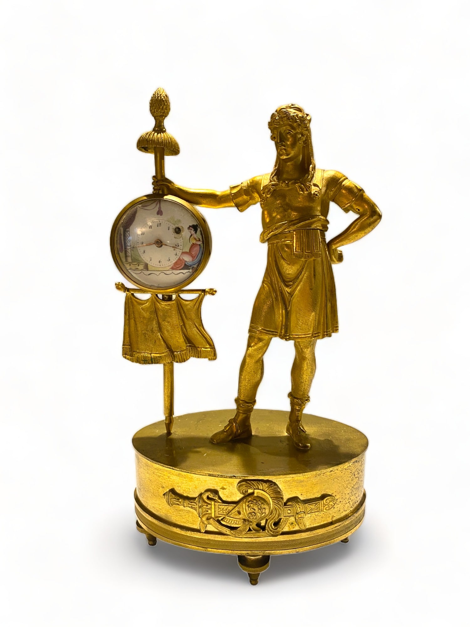 An early 19th century French ormolu mantel timepiece (1 of 8)