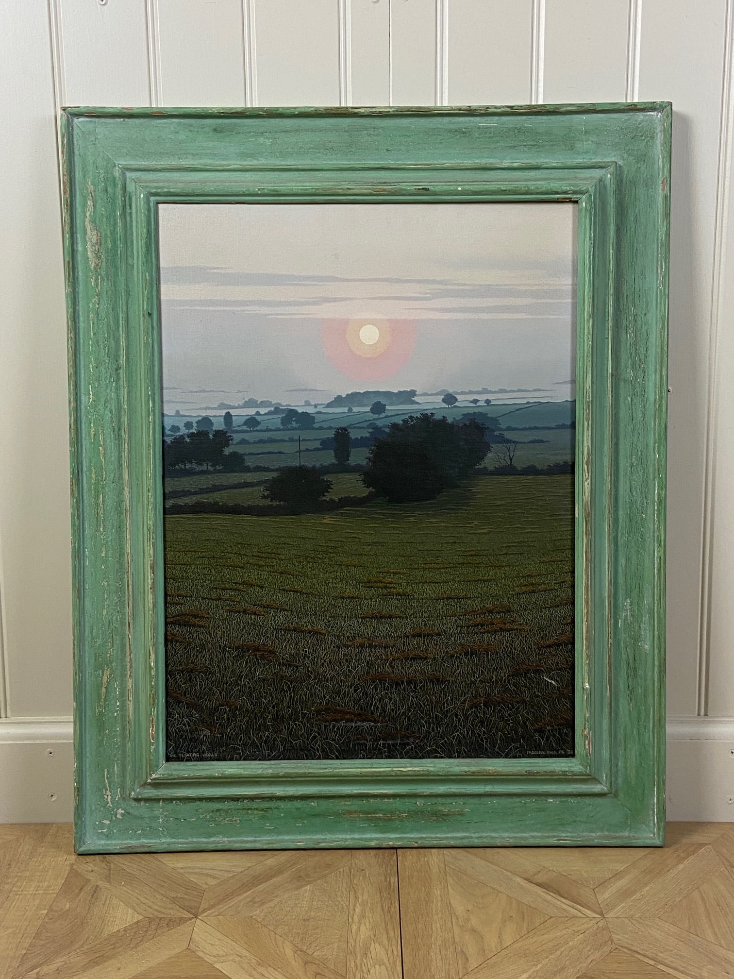 Frederick Phillips (British, b.1953), The Floating World, 1983: Frederick Phillips (British, b.1953) The Floating World, 1983 Oil on canvas Signed and dated '83 59cm x 44cm