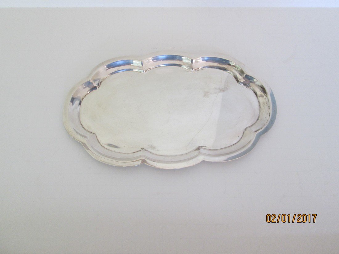 Poole sterling silver tray (1 of 1)