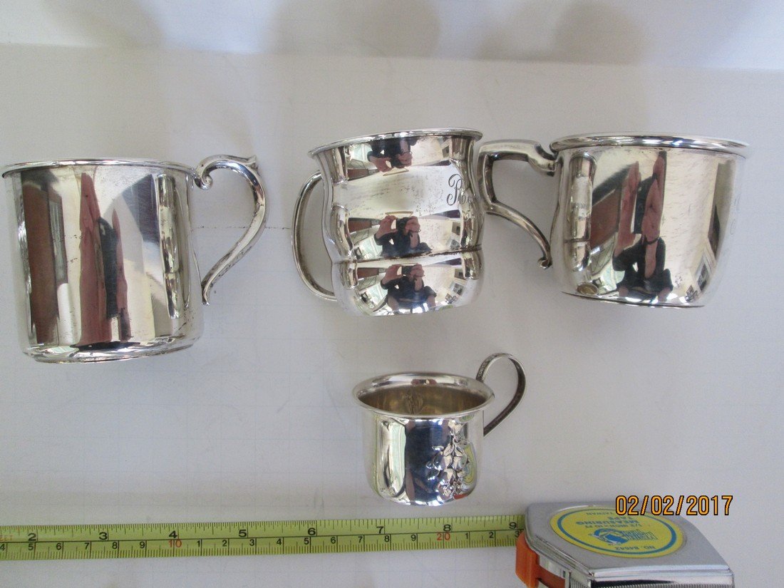Sterling silver baby cups (1 of 3)