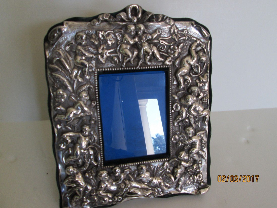 Antique sterling picture frames (1 of 2)
