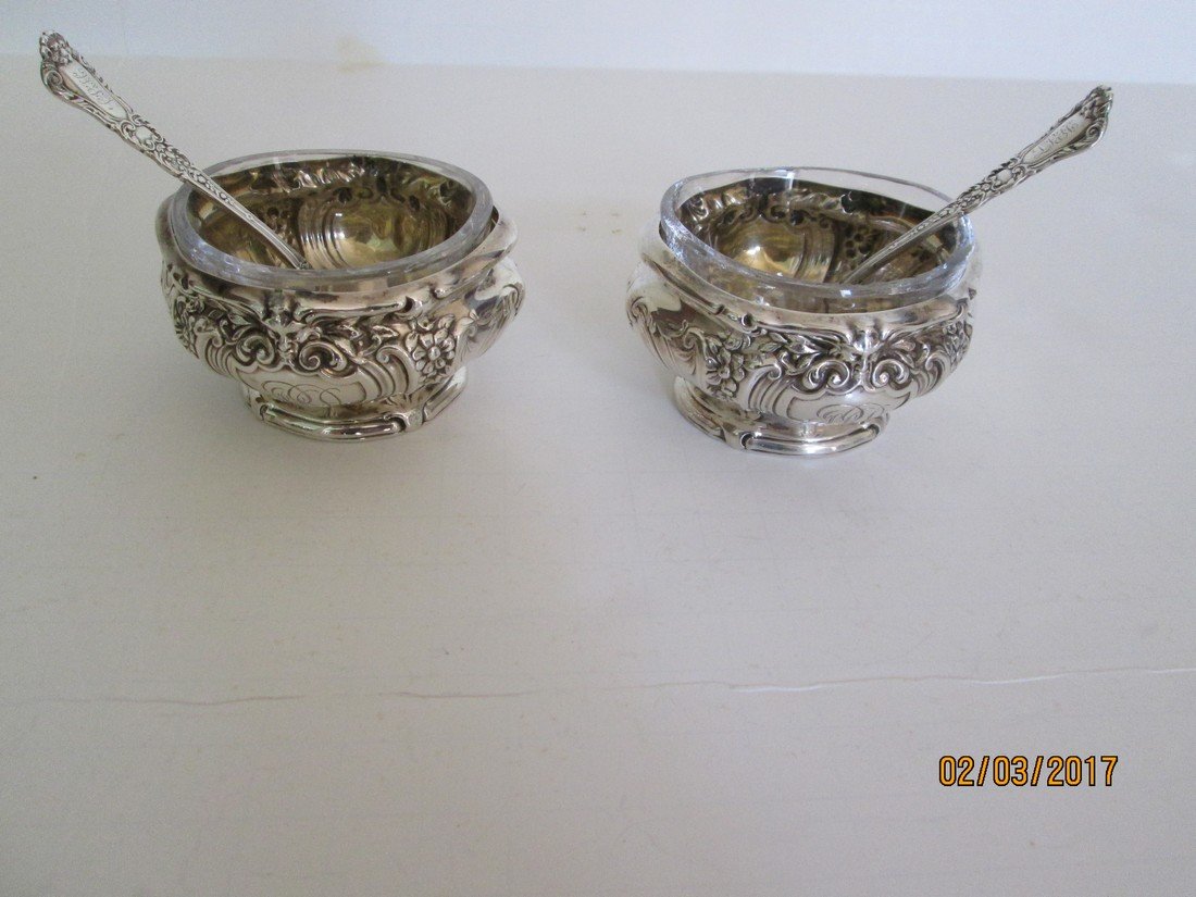 Gorham antique salt dishes (1 of 2)