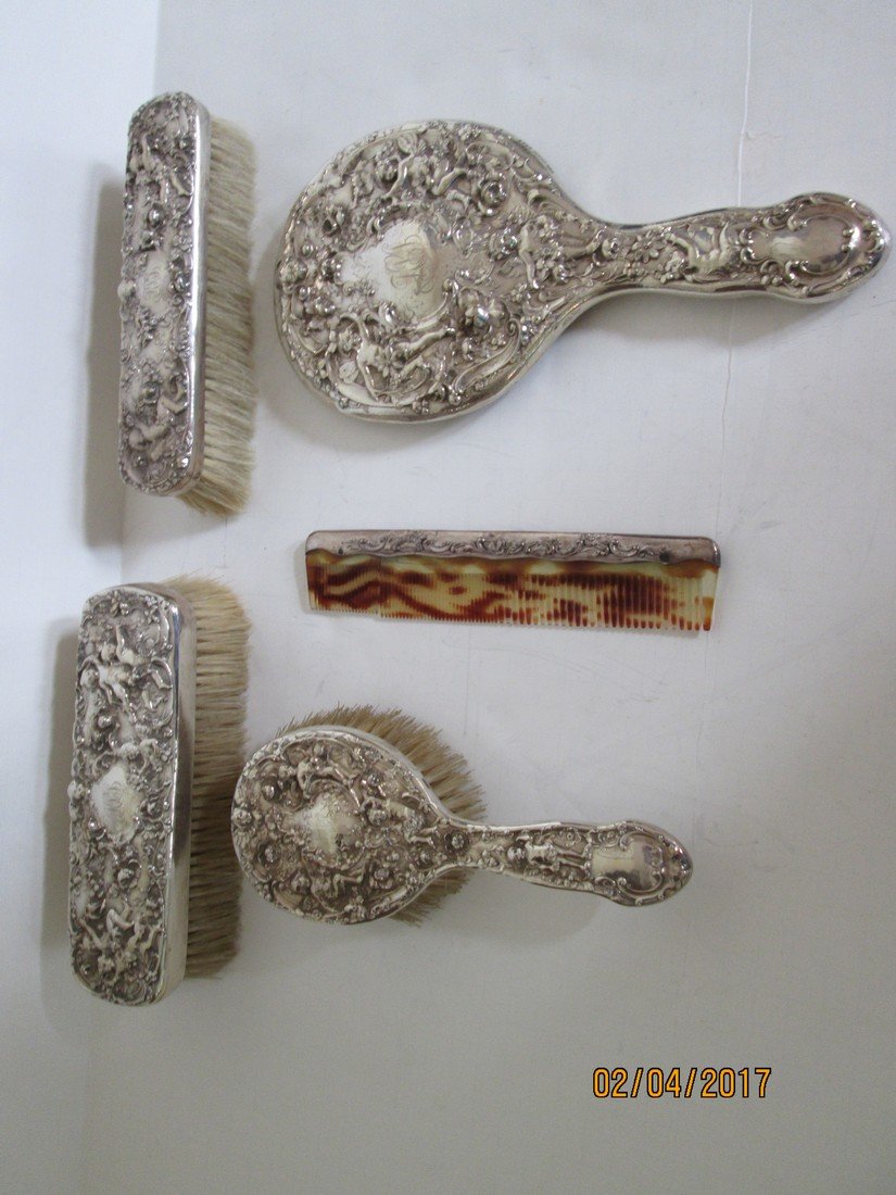 SS Gorham dresser set (1 of 1)