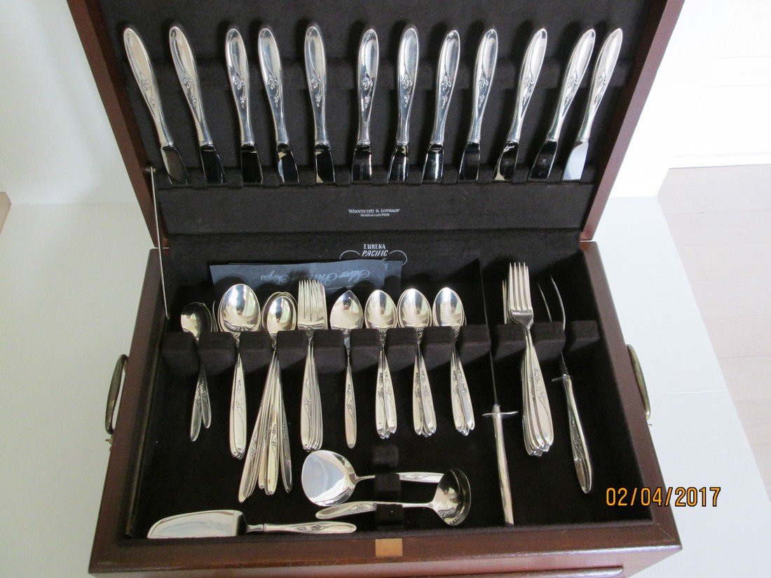 Towle "Rose Solitaire" ss flatware (1 of 2)