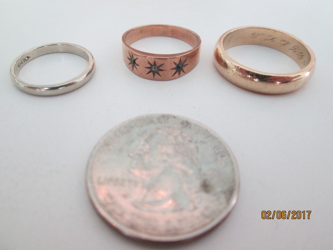 Lot of assorted 14kt rings (1 of 1)