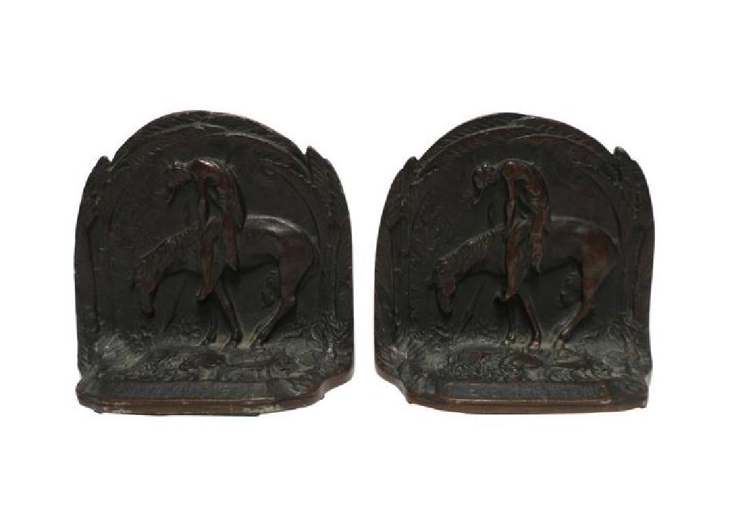 Early 20th C. Bronze Bookends (1 of 4)