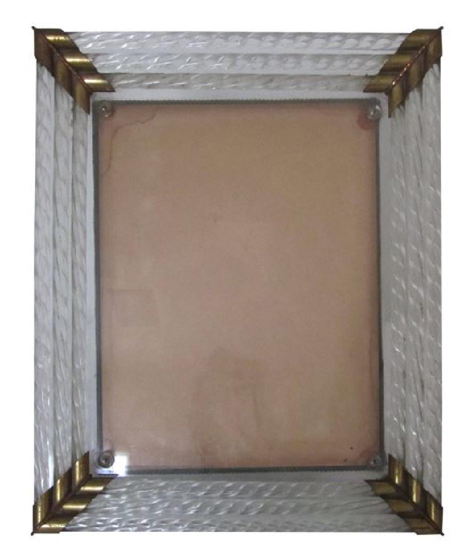 Italian Murano & Brass Picture Frame (1 of 4)