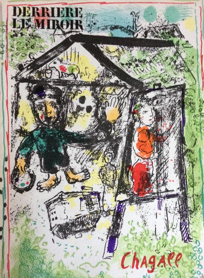 Derriere le Miroir 182 â€“ 1969. With 2 original: Chagall â€“ December, 1969. With two original lithographs in double page by Chagall, many reproductions. Poeme by Andre Frenaud, text by Claude Esteban. Text in French.
