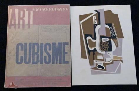 Art D'Aujourd'Hui, 1953, with silkscreen by Gris.: Le Cubisme. Serie 4 No 3-4. Paris: Art d'Aujourd'hui, 1953. French Art Magazine directed by Andre Bloc. With a silkscreen after Juan Gris "Le compotier" 1923. Pictorial soft cover with Apollinaire cor