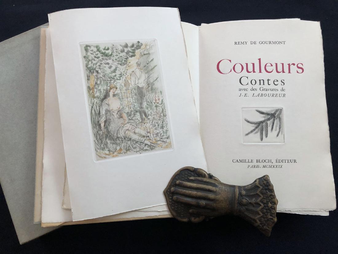 Couleurs. Contes. With 36 etchings by J-E. Laboureur. (1 of 1)