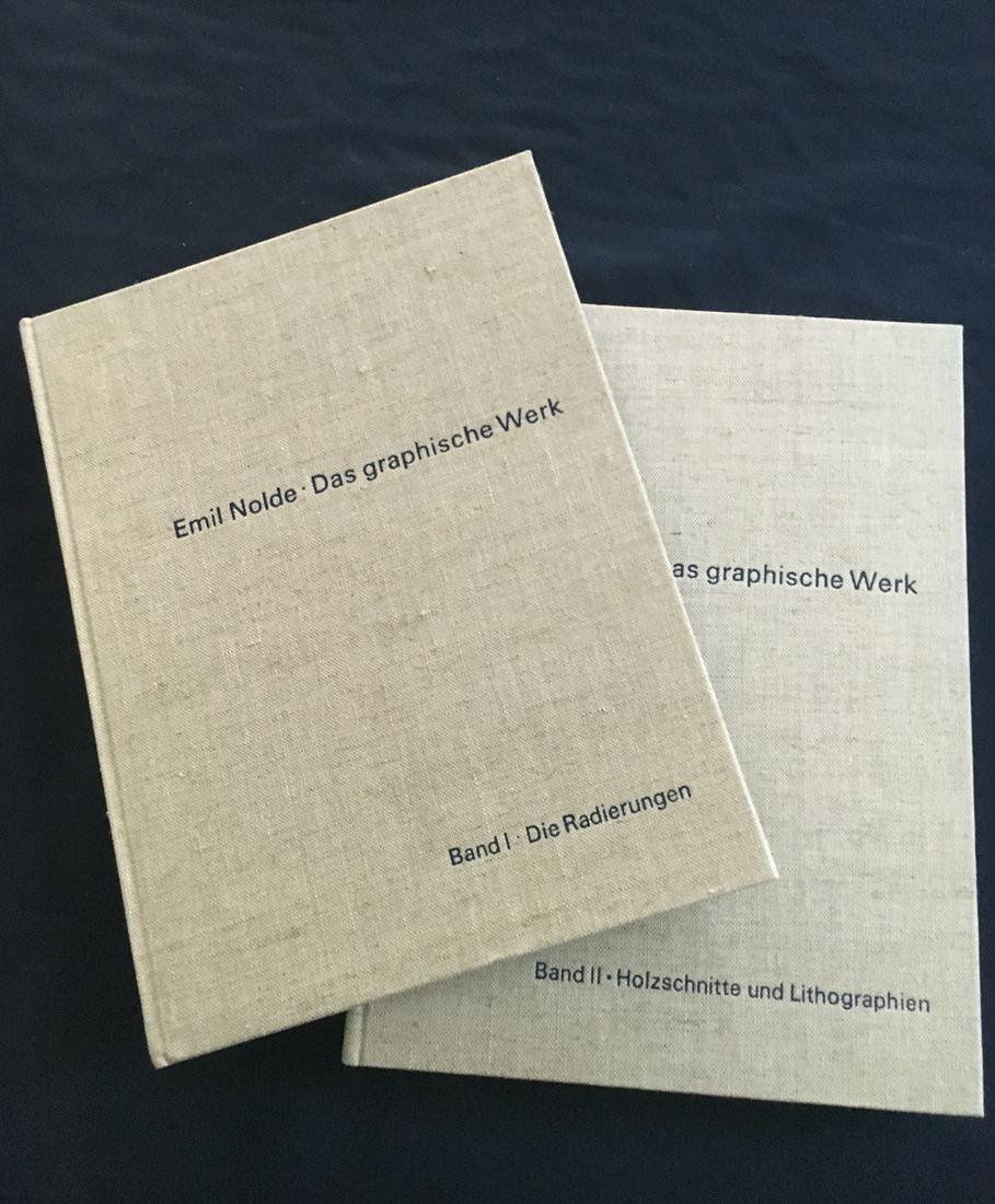 Catalogue raisonne`, Nolde.: Emil Nolde: Das Graphische Werk - 2 Vols Schiefler, Gustav. Published by M.Dumont Schauberg, Koln 1966, 1967. Vol. I: Die Radierungen; Vol. II: Holzschnitte und Litographien Text German.