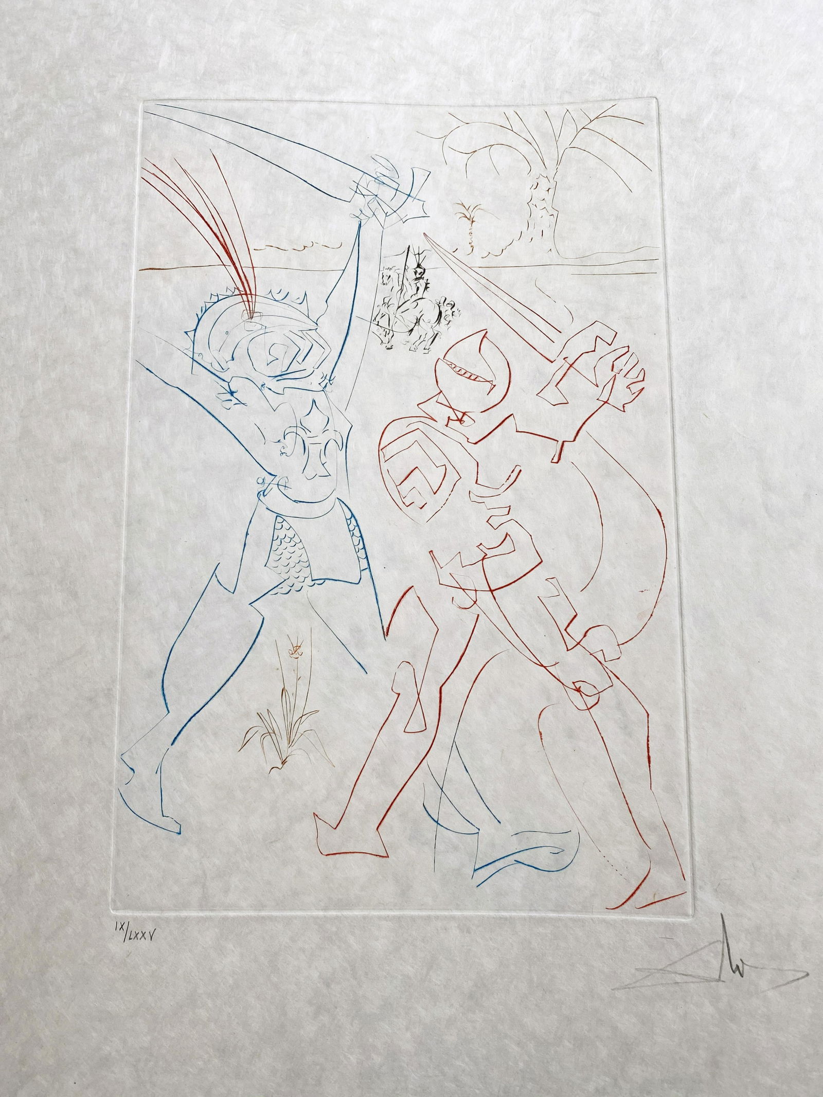 Dali. La Quete du Graal. 12 etchings S/N on Japan paper (1 of 2)