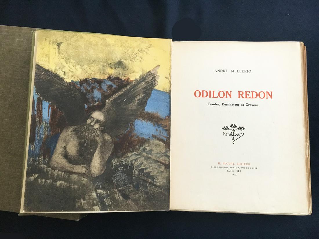 Redon. Peintre, Dessinateur et Graveur, 1923: Odilon Redon. Peintre, Dessinateur et Graveur. Mellerio, AndrÃ©. Paris: Henri Floury, Paris 1923. Limited edition in 100 numbered copies, printed on Japan paper. Monography of Redon includes one epr
