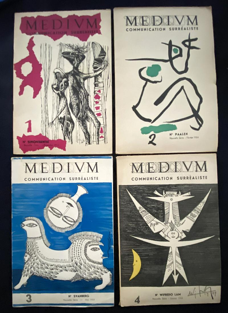 Medium. Communication Surrealiste. N. 1, 2 , 3 , 4 1954 (1 of 1)