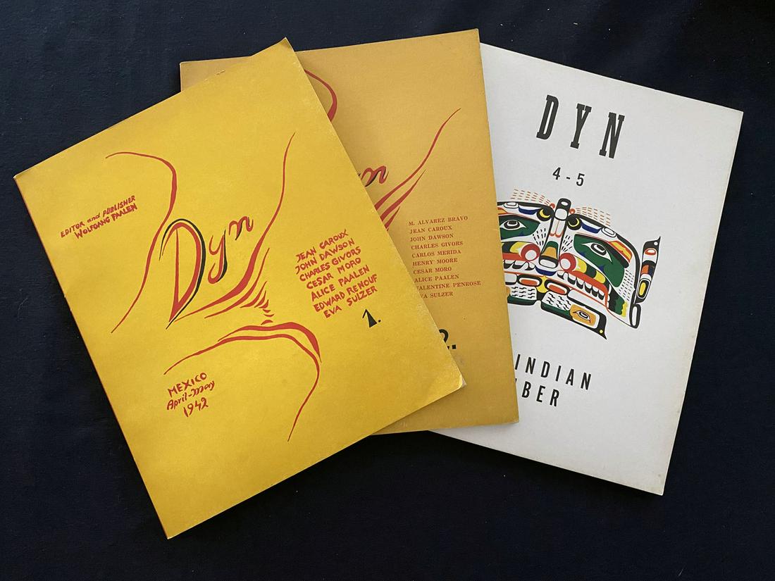 Dyn - 5 issues of art and literature magazine 1942-44 (1 of 1)