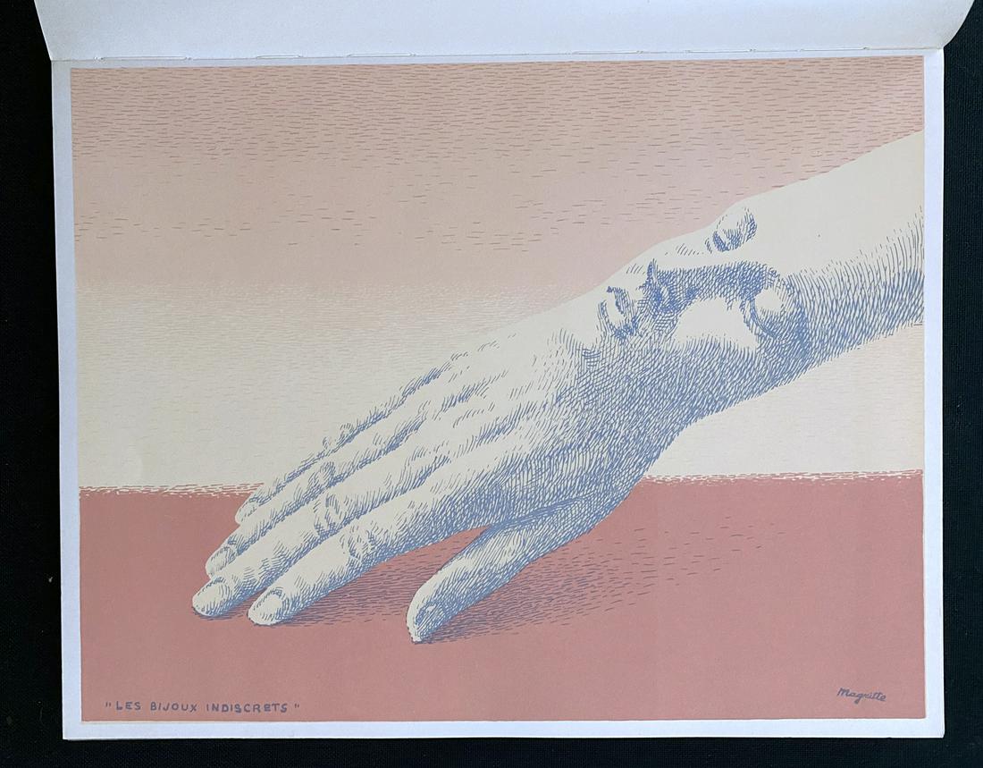 XXe siecle 22. 1963. Magritte, Baumer, Cesar original: Noel 1963 : Ã‰quivalences et confrontations. Original lithographs by RenÃ© Magritte, Victor Brauner and CÃ©sar.