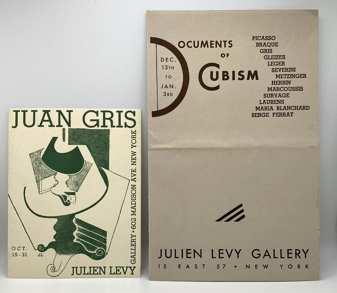 Galerie Levy. Juan Gris Invitation card (1 of 1)