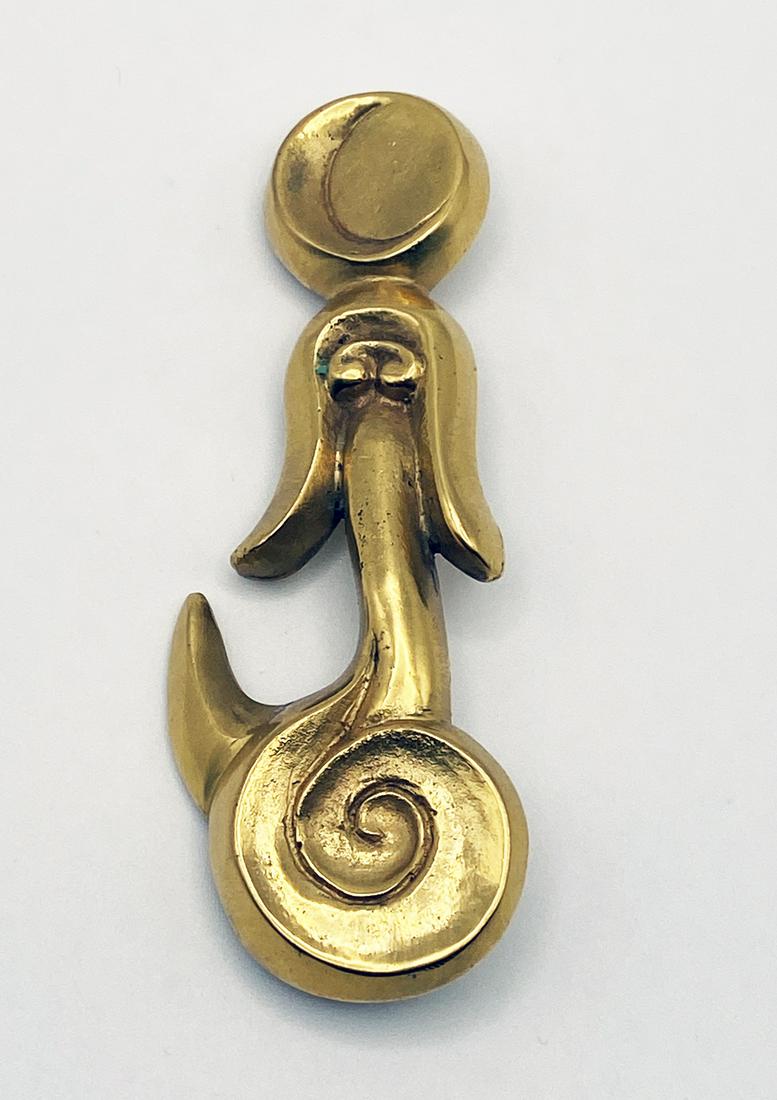 Line Vautrin Signed Brooch. (1 of 2)