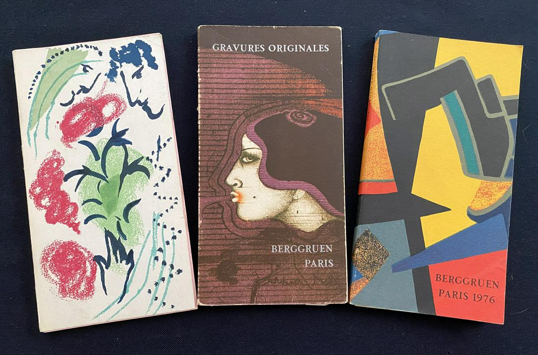 Collection Berggruen. 3 booklet Catalogs. Original (1 of 1)