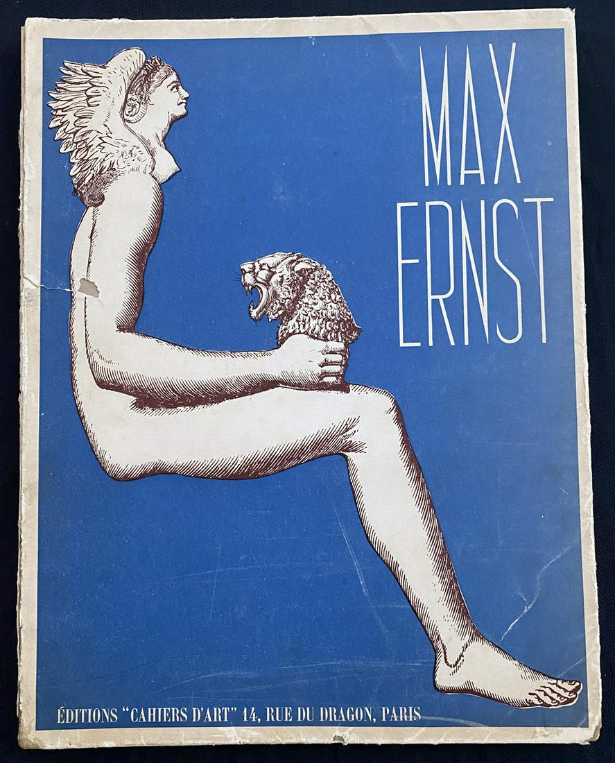 Cahiers dâ€™Art. Max Ernst. Oeuvres de 1919 a 1936: Cahiers d'Art, Paris, 1937. French artistic and literary journal. Cover by Max Ernst. An important early monograph on Ernst with texts by Louis Aragon, Andre Breton, Rene Claude Cahun, Jean de Bossche