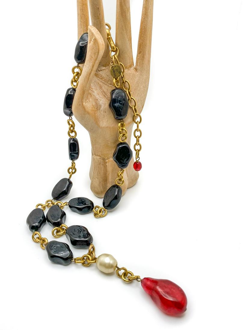 Chanel Gripoix and Pearl Necklace. (1 of 2)