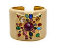 Kenneth Jay Lane Vintage Enameled Cuff.