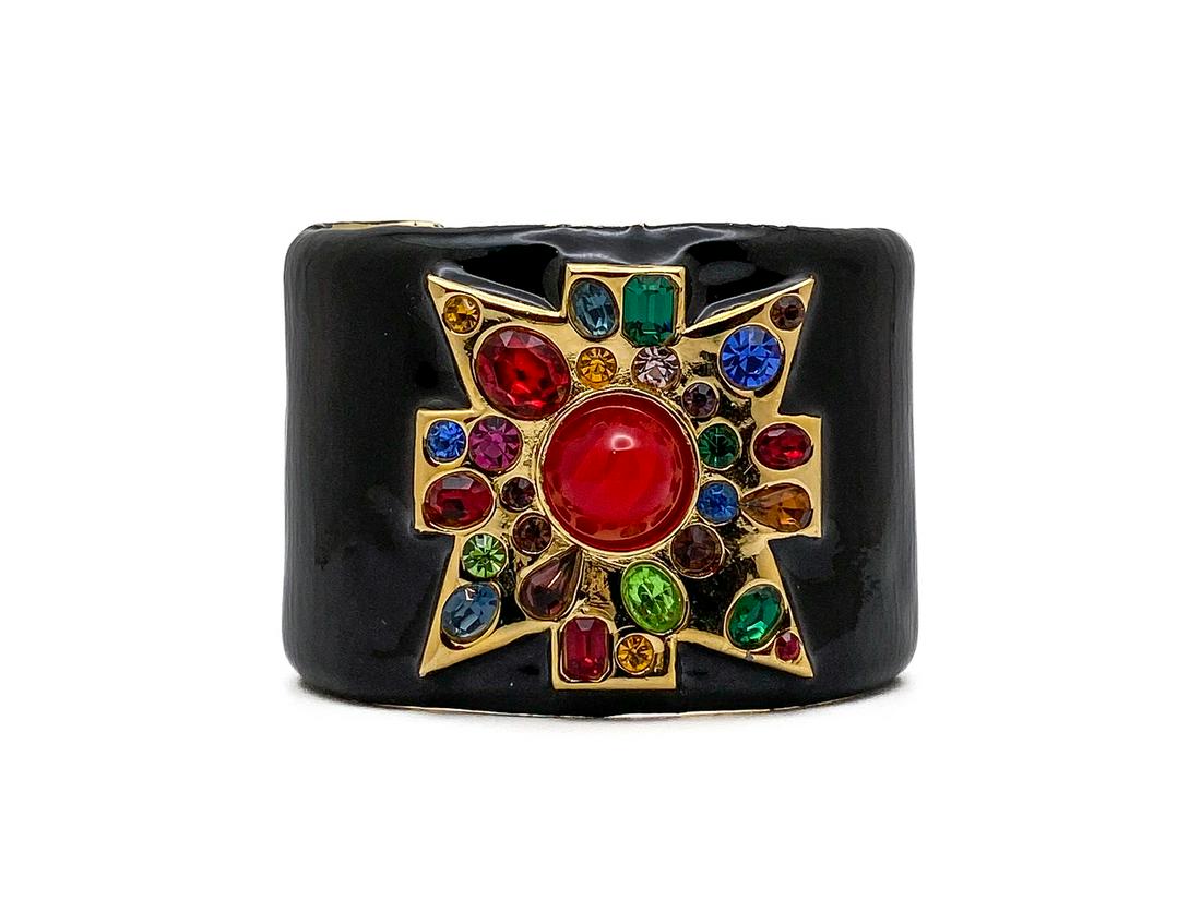 Kenneth Jay Lane Vintage Enameled Cuff. (1 of 5)