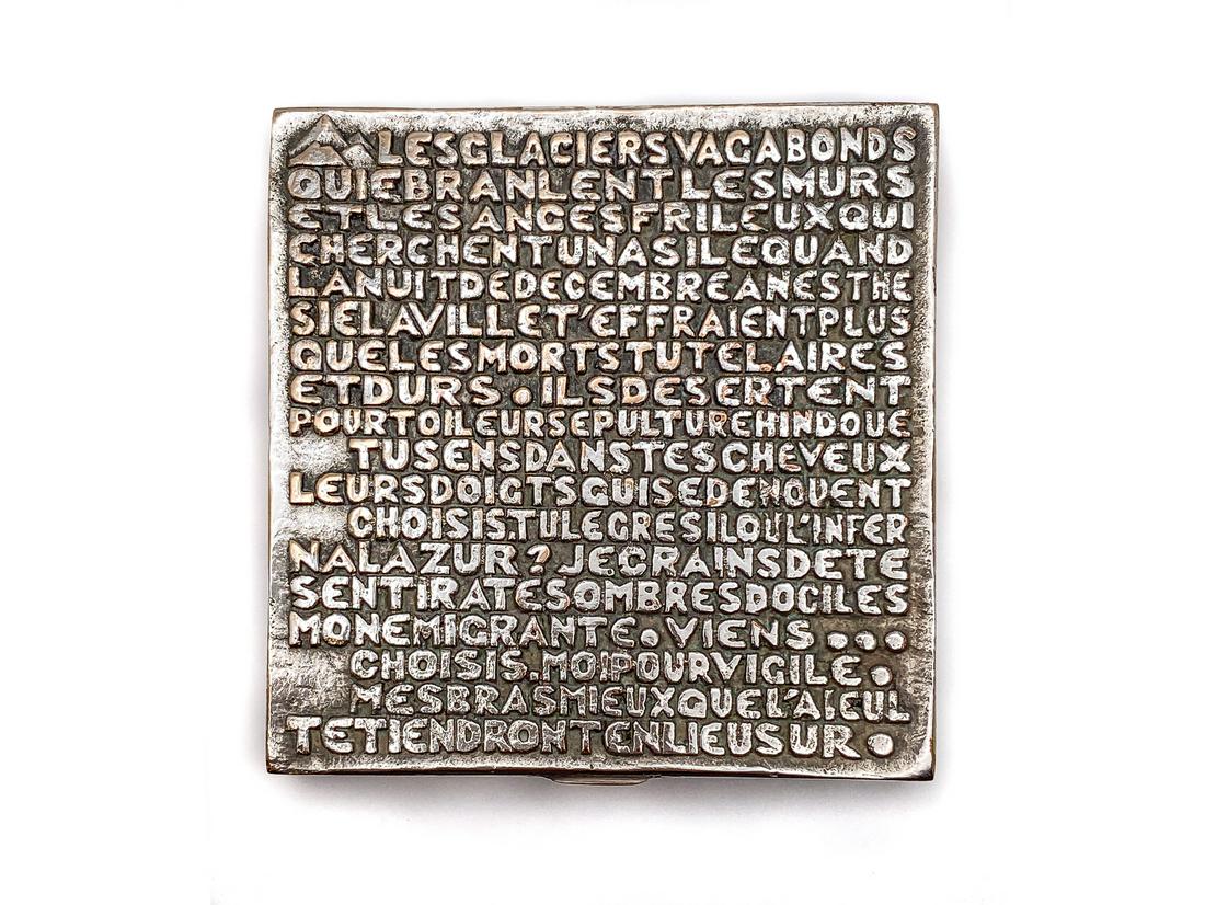 Line Vautrin Compact with Poem. (1 of 3)