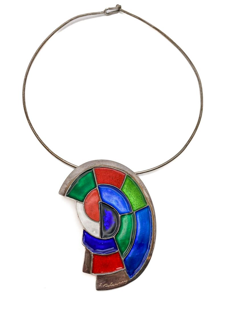 Sonia Delaunay ABSTRACTION Pendant. (1 of 4)